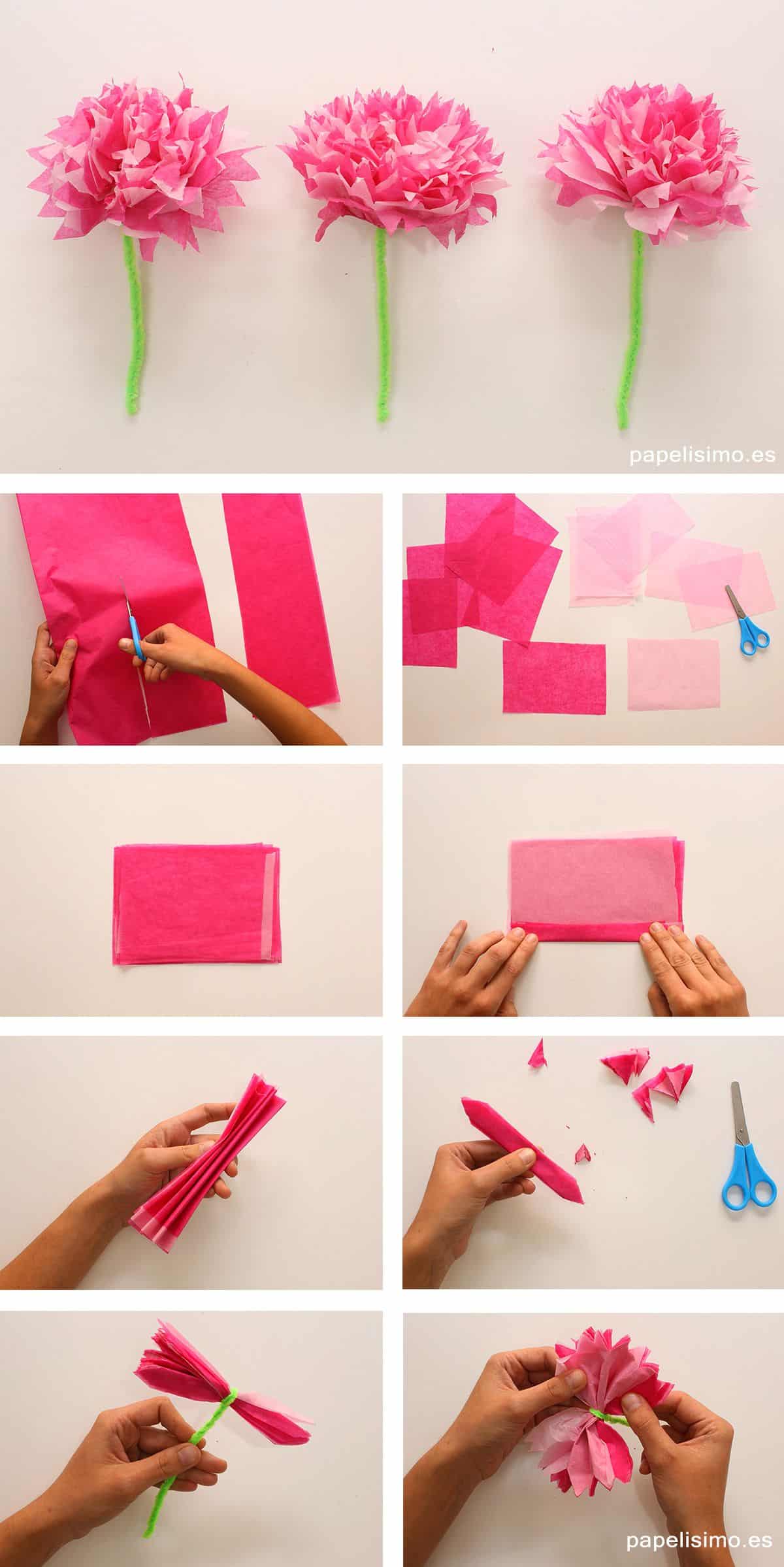 Tutorial F cil De Flores De Papel Tutorial F cil De Flores De Papel